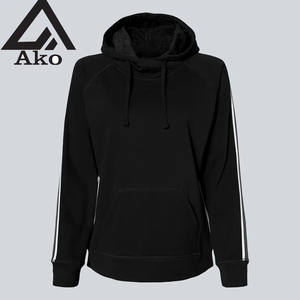 Sudaderas con Capucha Extra Grandes de la Mejor Calidad para Hombre, Color Negro Liso, Estilo Urbano, Todas las Tallas, Tela de Felpa, Estampado en Relieve, Prendas Esenciales de Invierno de Ako - Product Image 1