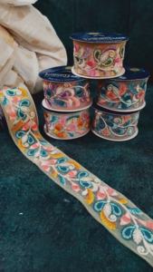 Stylish Heavy Net <b>Lace</b> Fabric for Designer Dresses Sarees Lehengas and Bridal Wear Direct from Manufacturer for Bulk Orders - Product Image 2