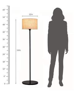 Lampe de chevet rustique en noyer décorative, style moderne, antique, industriel, vintage, minimaliste, avec abat-jour en tissu multicolore, vente en gros - Product Image 3