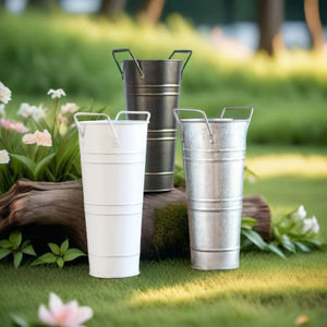 Jardineras elegantes para decoración de jardín, jardineras de Metal de Calidad exclusiva para el hogar, jardín, maceta decorativa para interiores y exteriores - Product Image 4