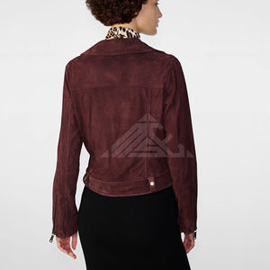 Vestes de mode en cuir véritable de qualité supérieure pour femmes vêtements d'extérieur élégants sur mesure pour dames manteaux à la mode d'hiver et d'automne - Product Image 3