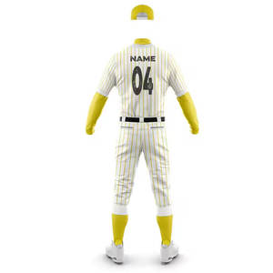 Custom Design Team Player Softball & <b>Baseball</b> Uniform <b>Baseball</b> Jerseys and Pants Full <b>Sets</b> Kit for Adults - Product Image 3