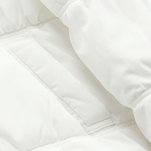 Chaqueta cortavientos ligera con capucha para mujer de la mejor calidad, chaqueta acolchada de algodón con estampado de tela, cremallera de moda de invierno calentada - Product Image 6