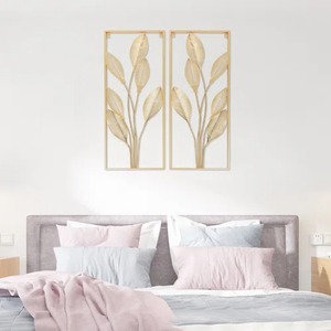 Panneau d'art mural en métal de luxe décor pour salon chambre couloir élégant moderne intérieur Accent fait à la main pièce artistique - Product Image 3