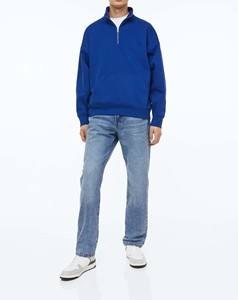 Vaqueros de mezclilla ajustados para hombre, de diseñador, con efecto desgastado, rotos y con parches, estilo Hip Hop, de moda urbana, en colores claros, al por mayor. - Product Image 1