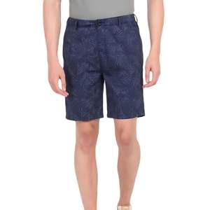 Pantalones cortos para correr en la playa informales para hombre al por mayor sarga de algodón duradera sólida no tejida silueta relajante bolsillo lateral liso teñido - Product Image 1