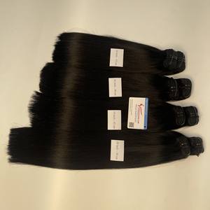 Calidad de Grado Superior Super doble máquina trama hueso recto negro Natural pelo de alta calidad de Vietnam precio de fábrica al por mayor - Product Image 3