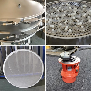 Machine de séparation industrielle rotative à <span class=keywords><strong>tamis</strong></span> vibrant pour le tamisage de particules de béton, d'argile, de grog et de poudre, avec écran circulaire - Product Image 2