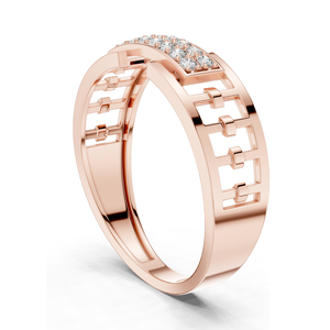 Anillo de Diamante de Laboratorio de 0.168 CT para Mujer, Claridad VVS-VS EF, Oro de 18KT, 14KT, 10KT y Plata 925, Oro Rosa, Amarillo y Blanco - Product Image 4