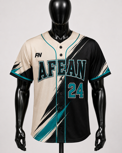 Maillot de baseball respirant personnalisé pour jeunes, uniforme d'équipe sur mesure, chemises à col en V, maillots de sport en gros - Product Image 1