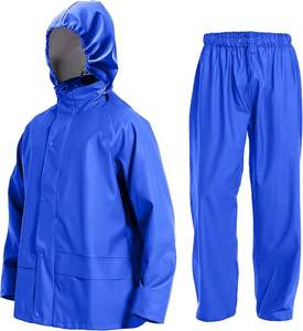 Ensemble veste et pantalon de travail imperméable pour homme - Design haute visibilité réfléchissant résistant - Product Image 1