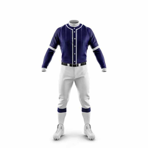Uniformes de baseball et de softball en polyester de haute qualité Ensembles personnalisés respirants et confortables Techniques imprimées - Product Image 4