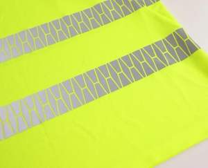 T-shirt réfléchissant Vis de sécurité haute visibilité à manches courtes maille de sécurité maille à séchage rapide chemises de randonnée en plein air - Product Image 5