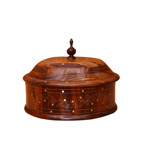 Cazuelas de madera de diseño superior y forma redonda de mesa Cocina Comida Caliente Olla Venta más vendida - Product Image 6