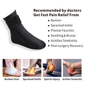 Adjustable Compression Foot <b>Sock</b> with Medical Grade Gel 34.5cm x 11cm Pain Relief for Cold Heat Therapy Customized Colors - Product Image 3