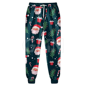 Survêtements de Noël légers confortables pour hommes exécutant des survêtements de Noël pour hommes en bas quantité minimale de commande - Product Image 5