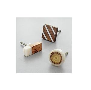 Poignée de meuble en bois et résine au look attrayant, taille personnalisable, produit fait main, vente chaude, poignée de tiroir pour meubles de maison - Product Image 3