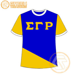 Vente en gros de t-shirt Sigma Gamma Rho pour femmes vêtements de sororité jersey de coton t-shirt respirant de haute qualité vêtements grecs pour femmes - Product Image 5