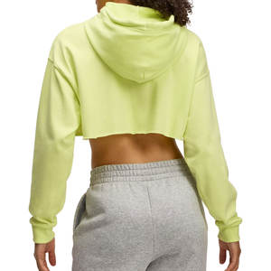 Camiseta recortada informal para mujer de la mejor calidad, Top corto sólido de secado rápido con cuello redondo, estilo de calle Popular para mujer - Product Image 3