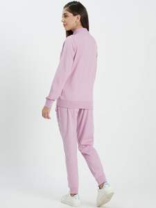 <b>Women</b> Winter Tracksuit Zipper Jogging Suits Custom Logo Solid Hoodie Pants Sport 2-Piece Fleece Eco-Friendly <b>Sweatsuits</b> - Product Image 3