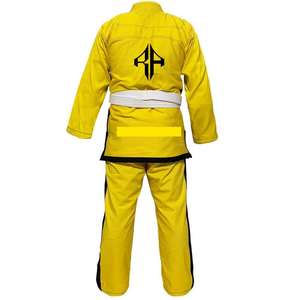 Uniformes Jiujitsu personalizados de alta calidad, impresión personalizada, de algodón 100% Material, manga larga de alta calidad Premium para Unisex - Product Image 3