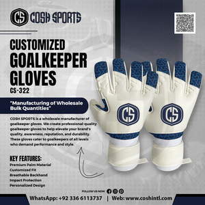 Gant de gardien de but en silicone 3D injecté avec zone de frappe, paume en latex allemand blanc, design à découpe négative, imprimé géométrique blanc/vert - Product Image 6