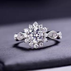 14k <b>18k</b> white <b>Gold</b> Solitaire <b>Ring</b> Lab Grown Diamond Engagement <b>Ring</b> IGI Certified Lab-grown Diamond <b>Ring</b> for Women <b>Men</b> - Product Image 1