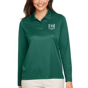 Polos de manga larga Comfort Perfect con tamaño personalizado, peso ligero, camiseta Polo delgada de secado rápido para mujer - Product Image 2