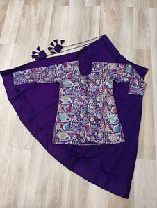 Lehenga Choli de Soirée Magnifique, Nouveau Design, Motif Unique, Broderie en Fausse Fourrure Vichitra Pure Scintillante, Infroissable, Meilleures Ventes - Product Image 6