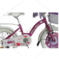 Vélo pour enfants Spire Cycle PC-KITTY, modèle le plus mignon, frein V, acier, simple vitesse, pneus 12 pouces (16*2.125) avec roues stabilisatrices, pour 3-8 ans - Vente Flash