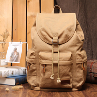 Sac à dos géométrique en toile avec fermeture éclair 36-56L pour les voyages, la randonnée et le transport quotidien