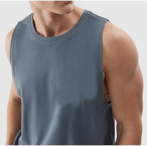 New Arrival Men's Plus Size Tank Top Custom High Quality Quick Dry Breathable Top - Product Image 5