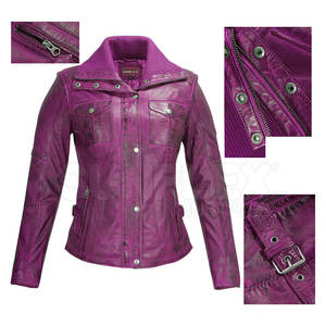 Article Offre Spéciale Veste en cuir coupe-vent à la mode pour femmes - Product Image 2