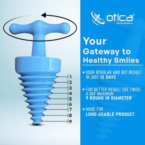 OTICA Écarteur de Bouche et Ouvre-Bouche en Plastique à Double Usage avec Poignée Ergonomique pour la Rééducation et la Thérapie - Product Image 5