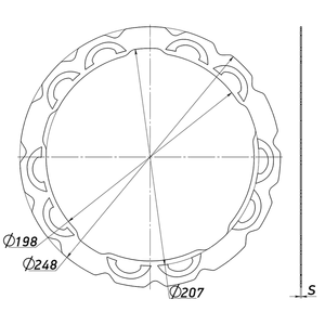 Doublure de friction ZF08LHC pour ZF 6HP26, 260 mm HC (High Carbon) - Product Image 2