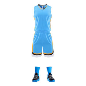 Uniforme réversible de basket-ball en maille, vente en gros d'uniforme vierge de basket-ball d'équipe, service OEM à séchage rapide, vente en gros de haute qualité - Product Image 2