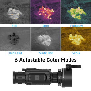Тепловизионный прицел <span class=keywords><strong>WOLF</strong></span> 6B 640x512 (50 Гц) с креплением-клипсой, ночное видение с опциональным лазерным дальномером для охоты на открытом воздухе - Product Image 6
