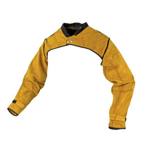 Couvre-poignets de soudeur en cuir suédé teint de haute qualité, résistants à la chaleur et aux flammes, en cuir de vachette, avec manches chaudes EN420 Holy Signs - Product Image 2