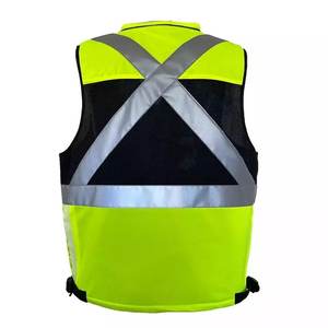 Nouveau gilet de sécurité multifonctionnel haute visibilité antistatique réfléchissant avec fermeture éclair avant, tactique, pour dresseur de chien, prix abordable - Product Image 5