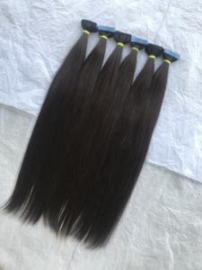 La mejor oferta navideña, venta al por mayor de extensiones de cabello humano de grado 10A Remy liso y sedoso peruano No #2 vendedores de cintas - Product Image 4