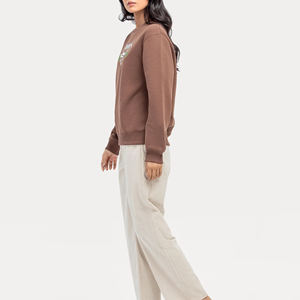 Haut fabricant vêtements de rue femmes sweats à la mode coupe régulière respirant femmes sweats - Product Image 5