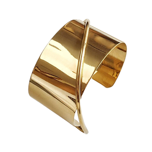 2024 June wedding brass jewelry Cutting Color Jewelry <b>Gold</b> Stylish Bangle Laser Cut Golden Polished for Women Handmade <b>Bracelet</b> - Product Image 6