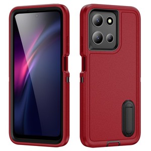Custodia Robusta con Supporto per Moto G 2026, G 5G 2025, G Play 2026, Rossa - Product Image 1