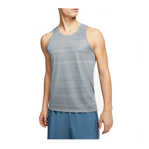 Camisetas sin mangas ajustadas informales para hombre, venta al por mayor, chaleco deportivo de verano para correr, camiseta interior para gimnasio, camisetas sin mangas informales de poliéster - Product Image 3