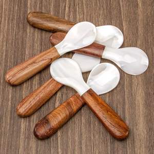 ช้อนกาแฟเปลือกหอยเปลือกหอยมุกสุดหรูล่าสุดกระจกขัดเงาสำหรับงานปาร์ตี้ - Product Image 2