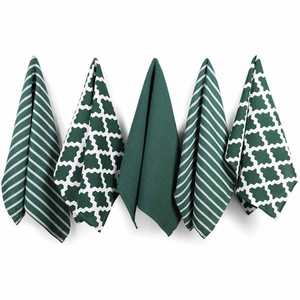 ผ้าเช็ดจานผ้าฝ้ายทอแบบพรีเมี่ยมสำหรับ100% ผ้ากอล์ฟผ้าทอลายทางย้อมสีล้วนพิมพ์ลายบีบอัด - Product Image 5