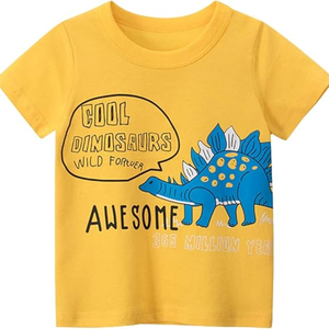 Enfant en bas âge garçon tricoté coton t-shirt personnalisé Applique Boutique vêtements été enfants garçon vêtements chemises fabriquées au Bangladesh - Product Image 4