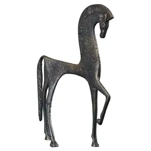 Sculpture en métal haut de gamme tendance mondiale pour l'affichage, statues d'animaux en métal fini, sculpture de table, fabriquée par Zahid Exports - Product Image 6