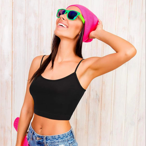 Débardeur en tricot pour femme, uni, doux, extensible, côtelé, basique, pour un usage quotidien décontracté, style tendance, vente en gros - Product Image 1