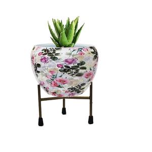 Pot de fleur et jardinières galvanisés à finition moderne haut de gamme décor de jardin extérieur longue durée pour la maison - Product Image 6